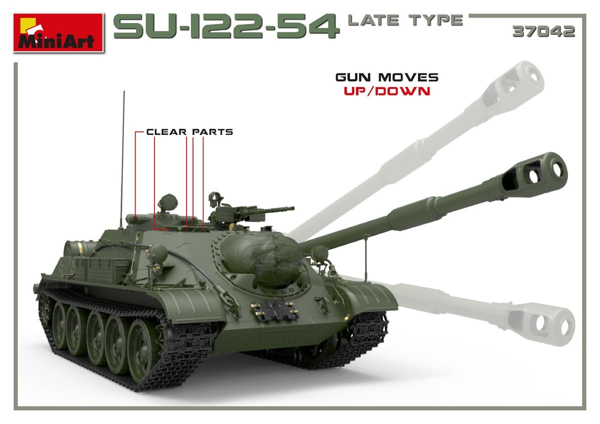 MiniArt 37042 SU-122-54 TYPE TARDIF 1/35 – image 2