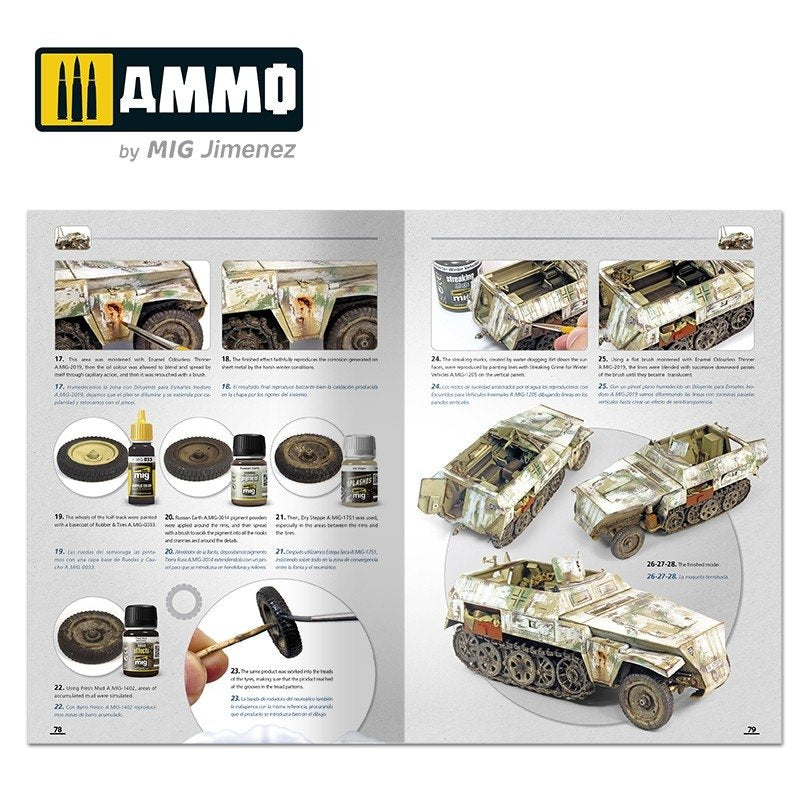 Ammo of Mig 6039 How to Paint Winter WWII German Tanks Multilingüal (Eng - Spa) – imagen 8