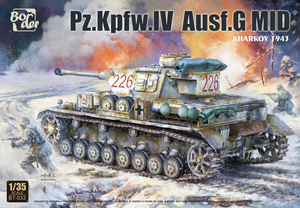 Border Model BT-033 Pz.Kpfw.IV Ausf.G MID &amp;quot;Kharkov 1943&amp;quot; 1/35