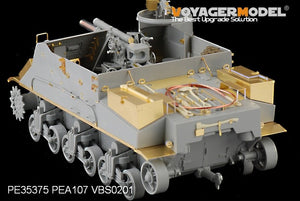 Voyager Model PE35375 WWII U.S. M7 Priest Mid Production w/Ammunition case/telephone set for DRAGON 6637 1/35 – imagen 9