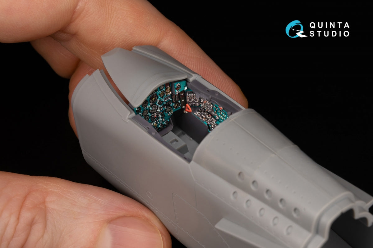 Quinta Studio QD+48557 MiG-25BM 3D-Printed &amp;amp; coloured Interior on decal paper (ICM) (with 3D-printed resin parts) 1/48 – immagine 9