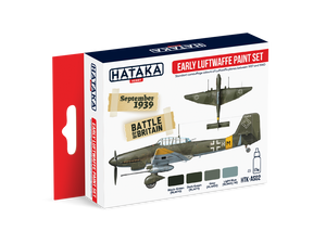 Hataka HTK-AS02 Early Luftwaffe paint set 4x17ml – image 3