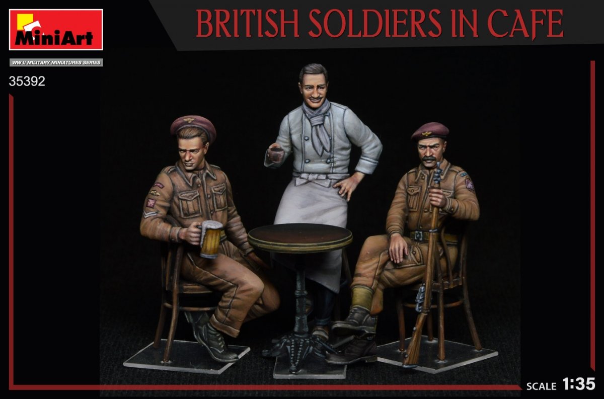 MiniArt 35392 BRITISH SOLDIERS IN CAFE 1/35 – imagen 4