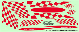 ModelMaker Decals D48162 Greek F-16 341 Mira 45000 Hours 1/48 – Bild 2