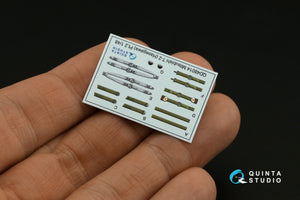 Quinta Studio QD48014 Mitsubishi T-2 3D-Printed coloured Interior on decal paper (Hasegawa) 1/48 – imagen 7