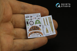 Quinta Studio QD48297 Gloster Gladiator MKI 3D-Printed &amp;amp; coloured Interior on decal paper (Roden) 1/48 – zdjęcie 5