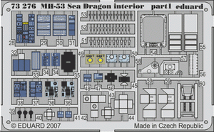 Eduard 73276 MH-53 interior 1/72 ITALERI – immagine 2