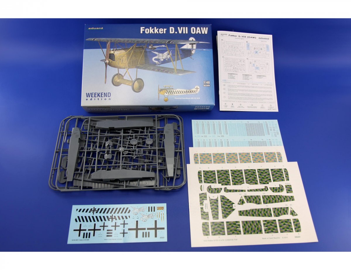 Eduard 84155 Fokker D. VII OAW 1/48 – immagine 2