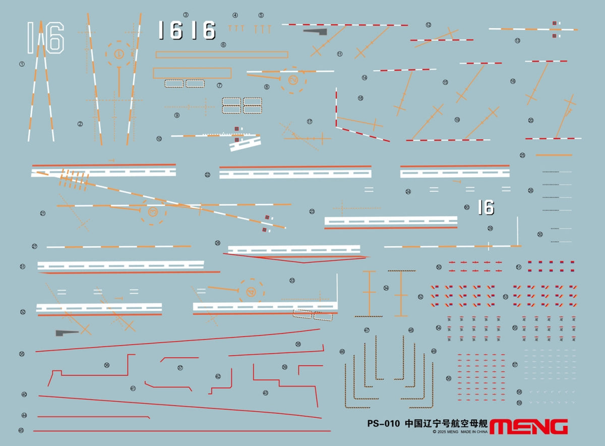 Meng Model PS-010 Aircraft Liaoning 1/700 – immagine 3
