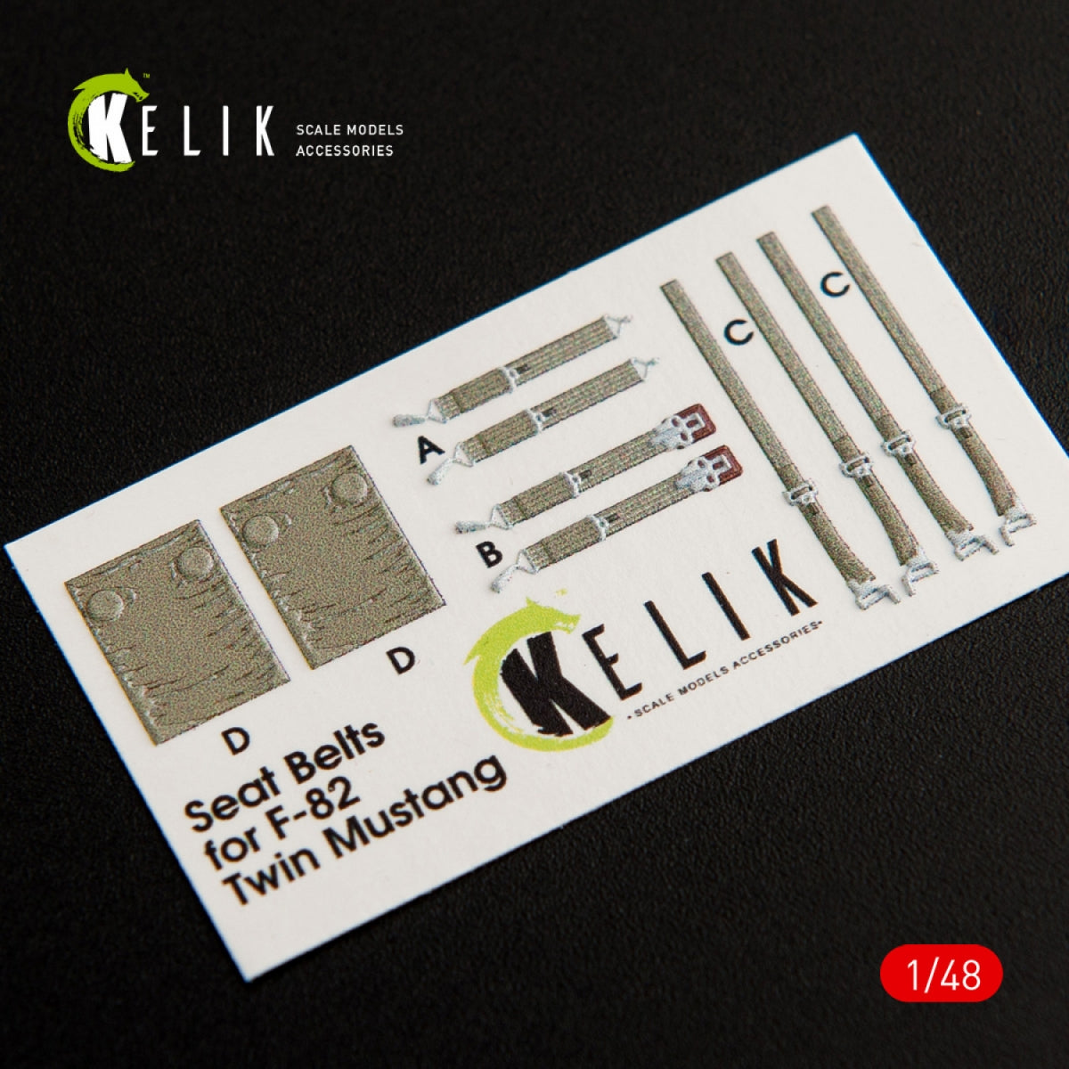 KELIK K48046 F-82 E/H TWIN MUSTANG INTERIOR 3D DECALS FOR MODELSVIT 1/48 – imagen 3