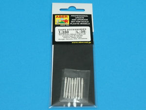 Aber 350L-35 Set of 8 pcs 356 mm barrels for Kongo, Haruna, Hiei, Kirishima 1/350 – imagen 5