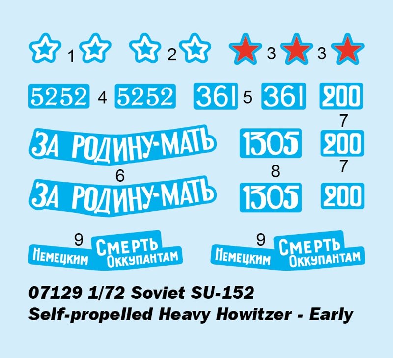 Trumpeter 07129 Soviet SU-152 Self-propelled Heavy Howitzer Early 1/72 – Bild 4