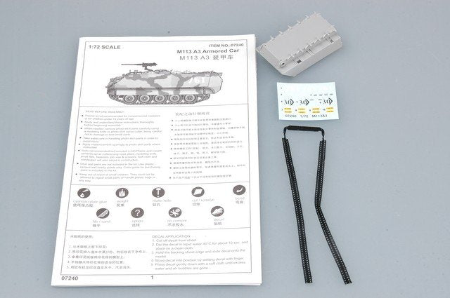 Trumpeter 07240 US M 113A3 Armored Car 1/72 – imagen 3