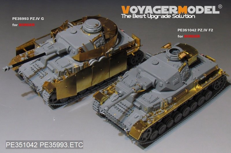 Voyager Model PE351042 WWII German Pz.Kpfw.IV Ausf.F2 Basic For Border BT-003 1/35 – Bild 19