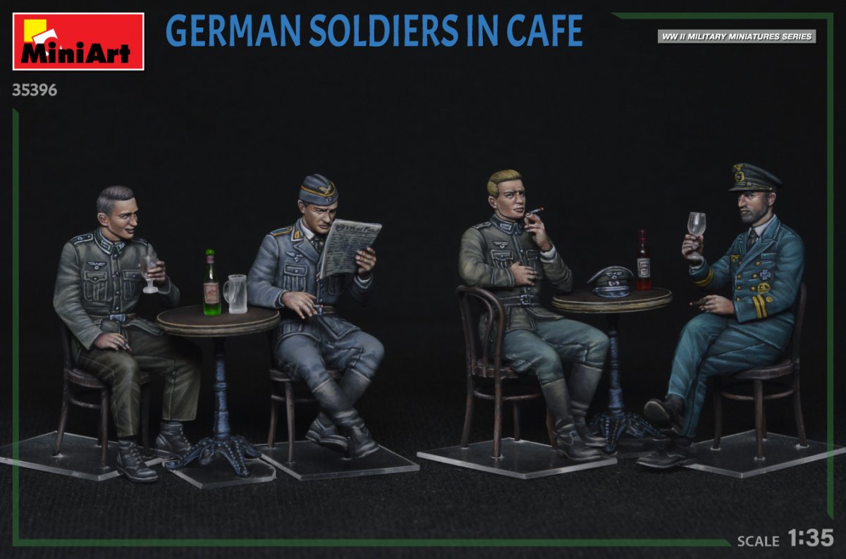 MiniArt 35396 GERMAN SOLDIERS IN CAFE 1/35 – immagine 2