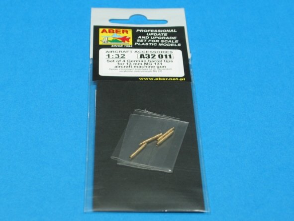 Aber A32011 Set of 4 barrel tips for German 13 mm MG 131 aircraft machine gun 1/32 – Bild 3