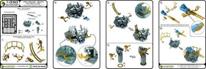 Master SM-350-091 USN 40 mm/56 Bofors twin mount ver.1 / with Mk-51 director - (resin, PE and turned parts) - (6pcs) 1/350 – image 10
