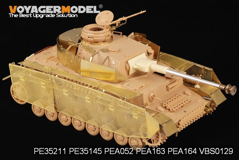 Voyager Model PEA164 WWII German Panzer.IV Ausf.J &amp;quot;Thoma shields&amp;quot; wire mesh schürzen (For All) 1/35 – imagen 3