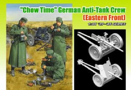 Dragon 6697 Chow Time German Anti-Tank Gun Crew (Eastern Front) 1/35 – immagine 2