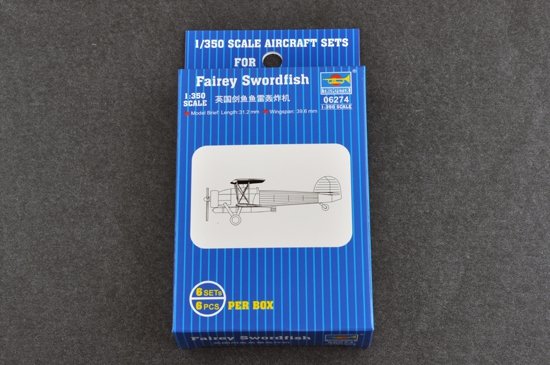 Trumpeter 06274 Fairey Swordfish (6 pièces) (1/350)
