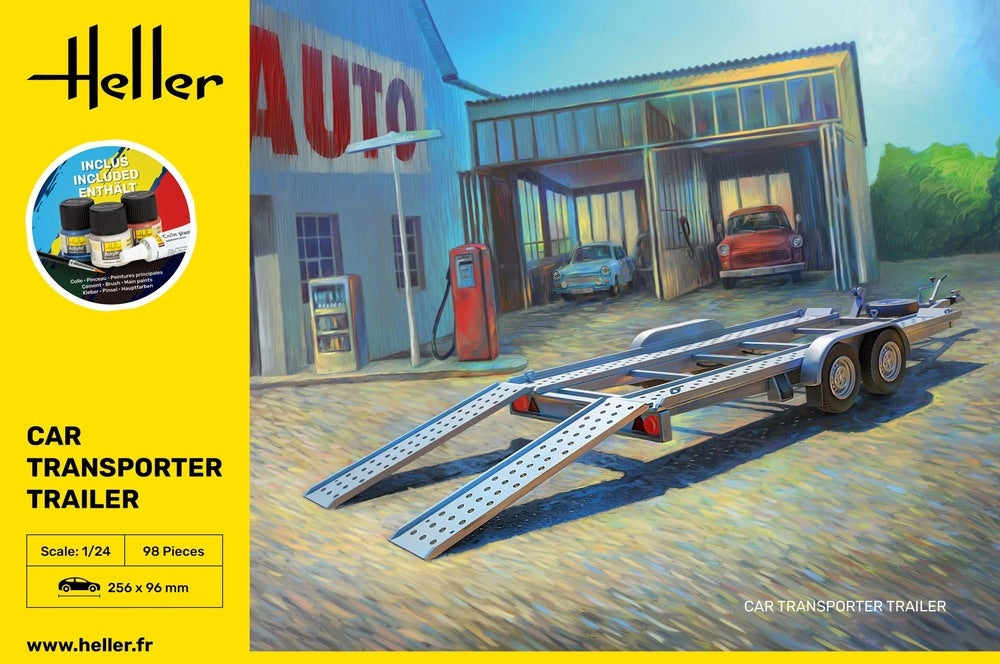 Heller 56774 Remorque de transport de voitures - Kit de démarrage 1/24 – image 3