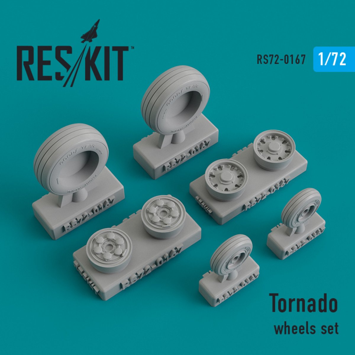 RESKIT RS72-0167 TORNADO ENSEMBLE DE ROUES 1/72