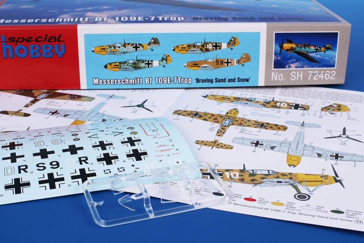 Special Hobby 72462 Messerschmitt Bf 109E-7Trop ‘Braving Sand and Snow’ 1/72 – imagen 11