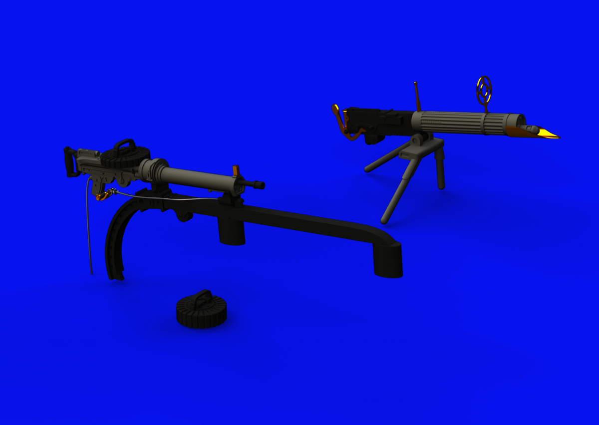 Eduard 648299 SE.5a guns EDUARD 1/48