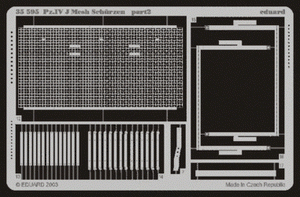 Eduard 35595 Schurzen mesh Pz. IV Ausf. J 1/35 Tamiya – Bild 3