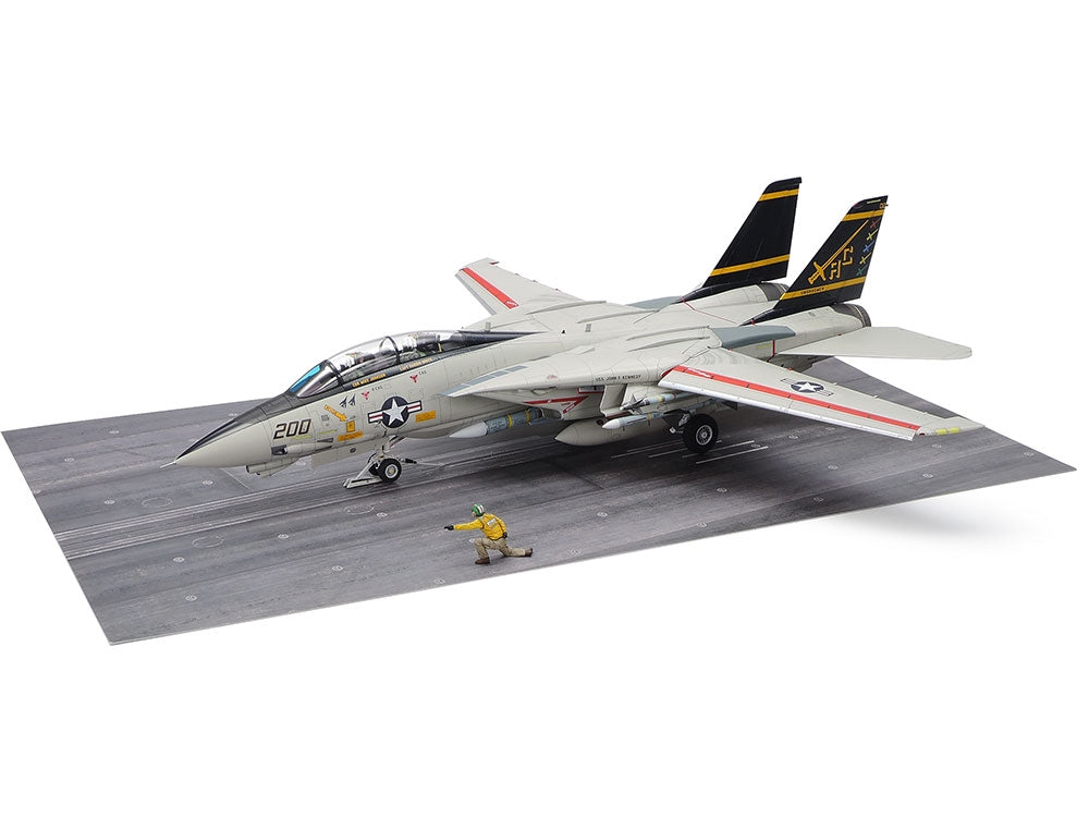 Tamiya 61122 Grumman F-14A Tomcat (Late Model) Carrier Launch Set 1/48 – immagine 4