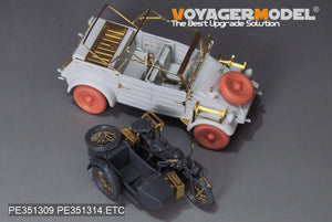 Voyager Model PE351314 WWII German Kubelwagen Type 82 Africa Troop Version Upgrade Set For MENG VS-015 1/35 – imagen 13