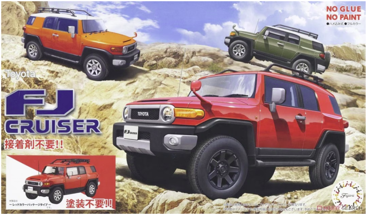 Fujimi 066370 Toyota FJ Cruiser (Red Color Package Type) 1/24