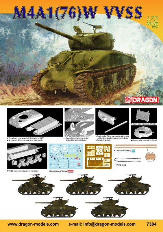 Dragon 7304 M4A1 (76) avec VVSS (1/72) – image 2
