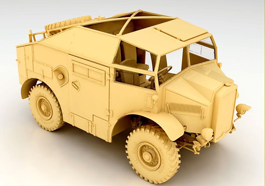 Mirror Models 35401 MORRIS C8 QUAD MK III LATE BRITANNIQUE (1/35) – image 3