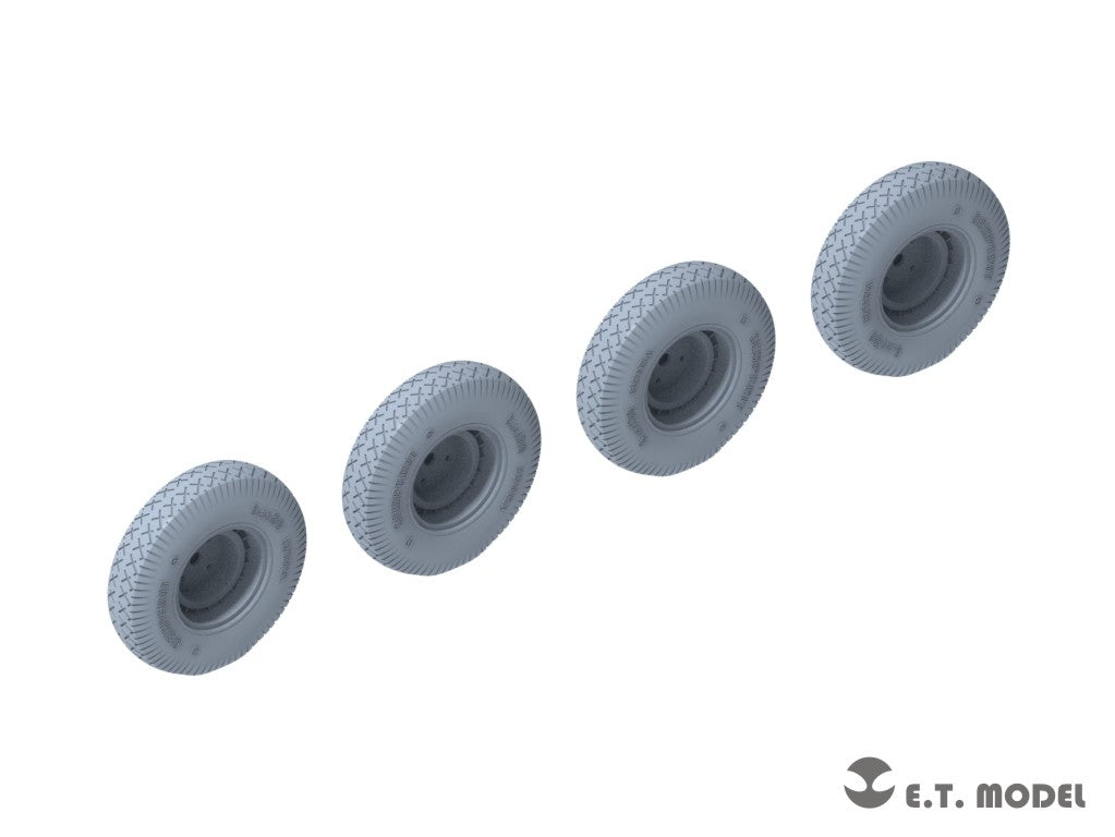 E.T. Model P35-107 WWII German Sd.Kfz.234 Large Diameter Weighted Wheels Type.7 1/35 – imagen 3