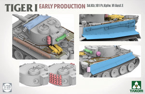 Takom 2196 TIGER I EARLY-PRODUCTION Sd.Kfz.181 Pz.Kpfw.VI Ausf.E 1/35 – Bild 6