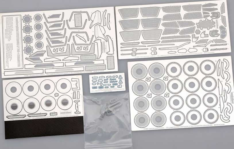Kit de détails Hobby Design HD02-0295 Lamborghini Aventador LP700-4 Roadster pour Aoshima 1/24 – image 2