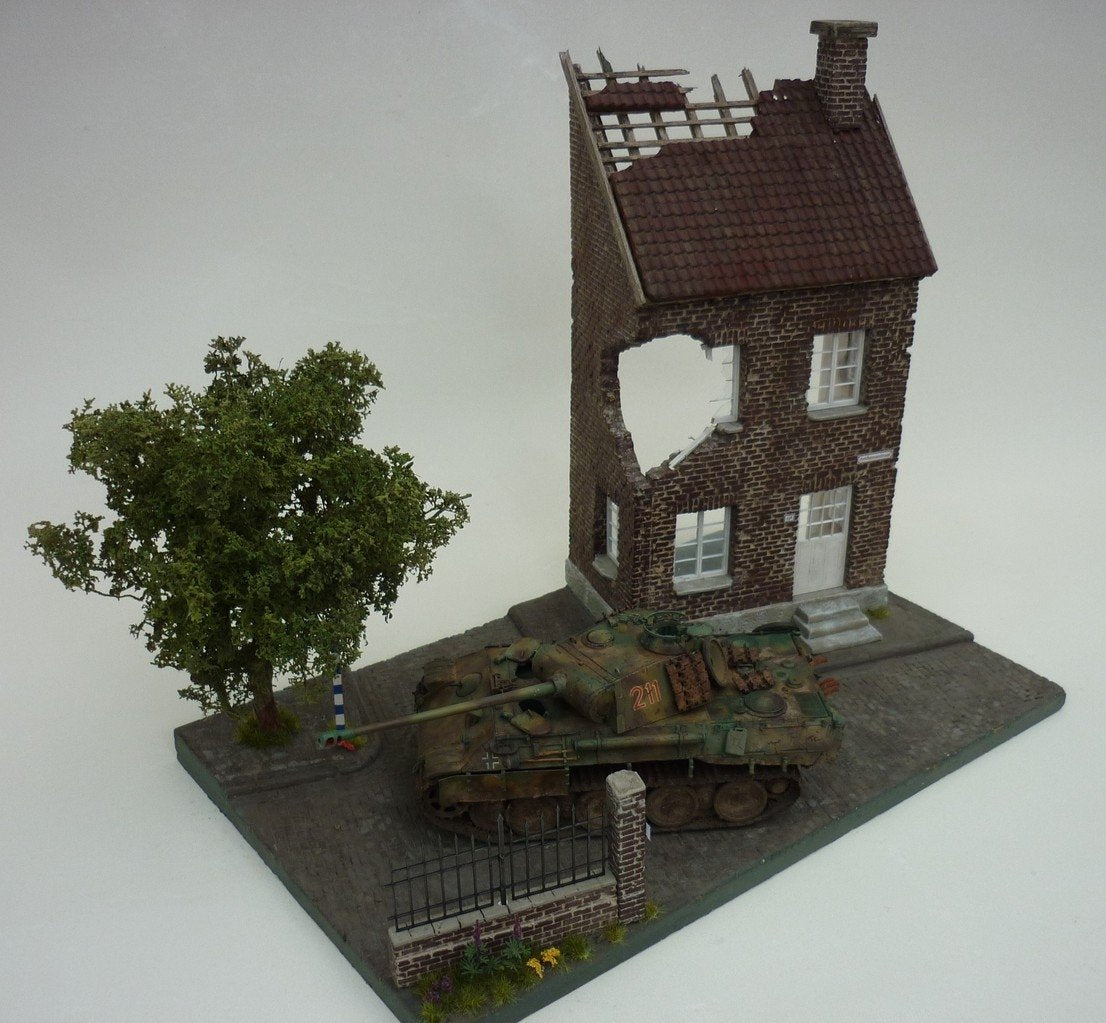RT-Diorama 35164 Diorama-Base: &amp;quot;Dutch Village Street&amp;quot; 1/35 – imagen 3