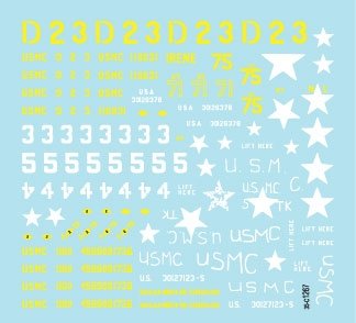 Star Decals 35-C1267 USMC M26 and M26A1 Pershing 1/35 – Bild 3