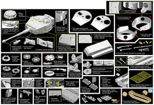 Cyber Hobby 6650 Sd.Kfz.181 Pz.Kpfw.VI Ausf.E Tiger I, Feb. 1944 Production 1/35 – zdjęcie 3