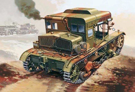 Tracteur d'artillerie lourde Mirage Hobby 72891 C7P (1/72)