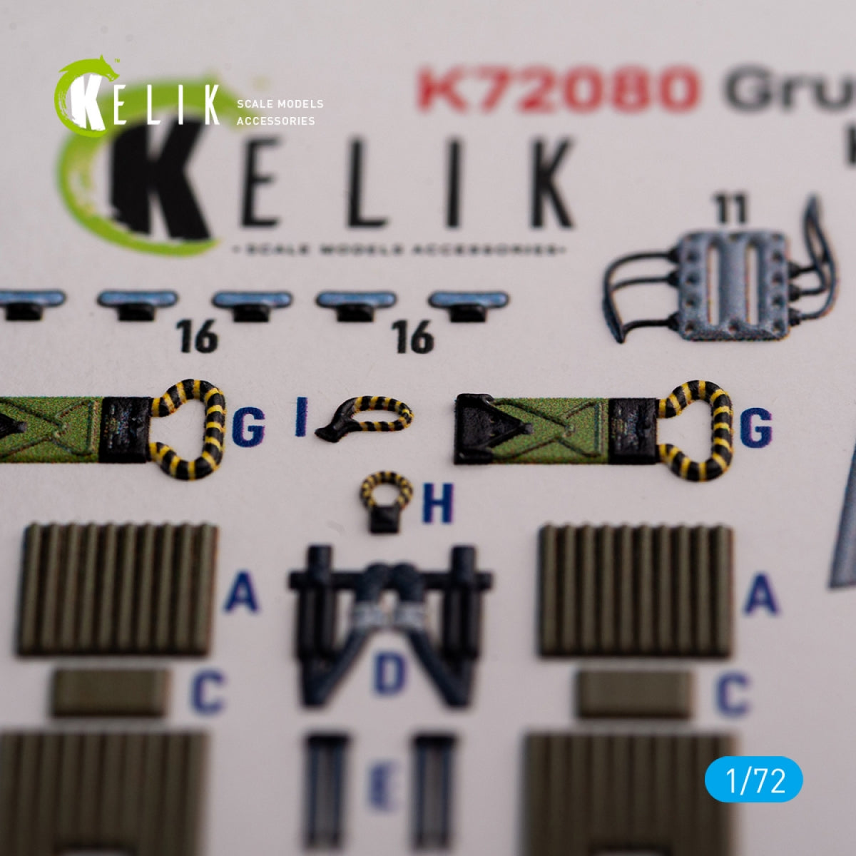 KELIK K72080 Grumman A-6A Knight Rider interior 3D decals for Fujimi kit 1/72 – imagen 5