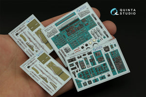 Quinta Studio QD35077 Ka-29 3D-Printed &amp;amp; coloured Interior on decal paper (Trumpeter) 1/35 – immagine 2