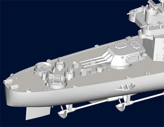 Trumpeter 05743 USS Astoria CA-34 1942 1/700 – imagen 5