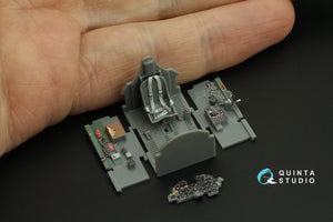 Intérieur imprimé en 3D et coloré sur papier décalcomanie Quinta Studio QD72122 P-47D Thunderbolt Razorback (Tamiya) 1/72 – image 6