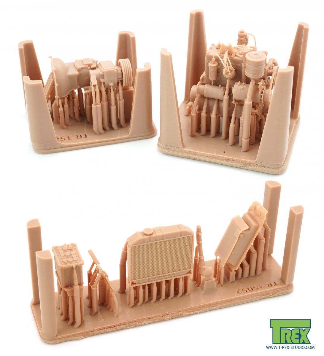 T-Rex Studio TR35052 Willys MB Engine Compartment Set for TAKOM 1/35 – image 2