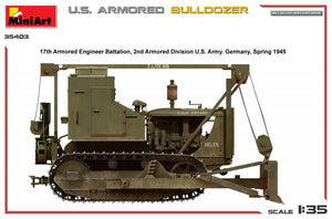 MiniArt 35403 U.S. ARMORED BULLDOZER 1/35 – immagine 9