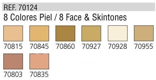 Vallejo Face Skin (8 color set) (70124) – immagine 2