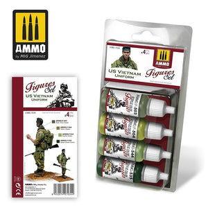 Munitions pour Mig 7034 US VIETNAM UNIFORMS SET 4x17ml