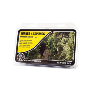 Woodland Scenic WF1129 KRZEWY - MEDIUM GREEN (0,98dm3)